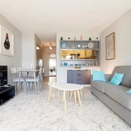 Belle Vue Centre Juan Les Pins, Avec Gardien ,parking Prive, 4 Pers, Front De Antibes